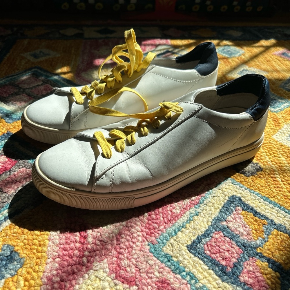 Clae Women's Sneakers in White and Yellow